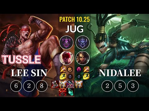 SHG Tussle Lee Sin vs Nidalee Jungle - KR Patch 10.25