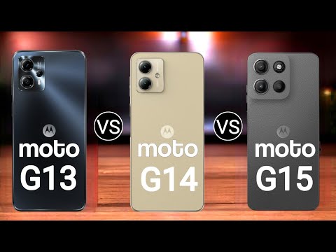 Motorola Moto G13 vs Motorola Moto G14 vs Motorola Moto G15