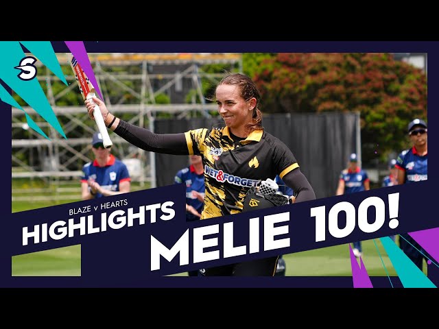 Melie Kerr Super Smash Century! Blaze vs Hearts – Match Highlights