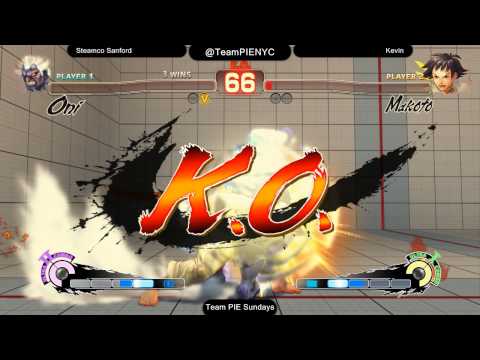 USF4 @ Team PIE Sundays - SteamCo Sanford (Oni) vs Kevin (Makoto)