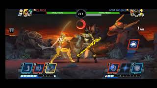 Tommy oliver vs Scorpina(Power Power rangers legacy wear: