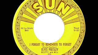 1955 Elvis Presley - I Forgot To Remember To Forget (#1 C&amp;W hit)