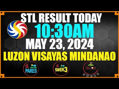 Stl Results Today 10:30am May 23, 2024 Stl Mindanao Stl Visayas