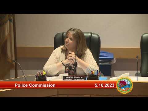 5.16.2023 Police Commission