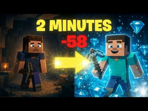 How to Find Diamonds in Minecraft 2026 FAST! (New 2 Minute Method) 💎