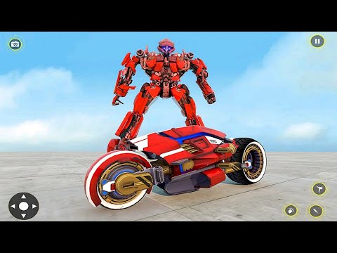 Futuristic Flying Super Grand Police Robot Transform Bike #2 - Android Gameplay