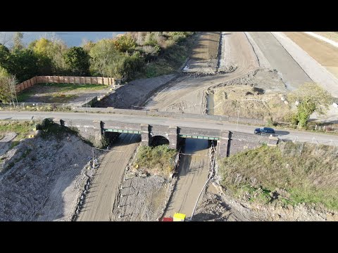 2023-11-07 School Hill Green Overbridge | East-West Rail Overbridge