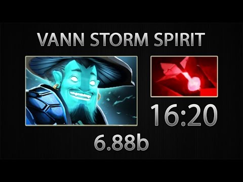 Dota 2 Storm Spirit Fast Farm - vanN - Bloodstone - 16:20 [6.88b]