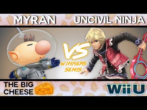 The Big Cheese 9 - Myran (Olimar) vs. Uncivil Ninja (Shulk) - Winners Semis - Smash Wii U
