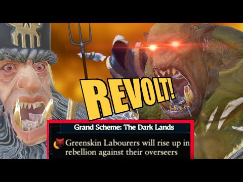 Changeling Can Make Orc Labourers Riot and Form a Union Against Chaos Dwarfs