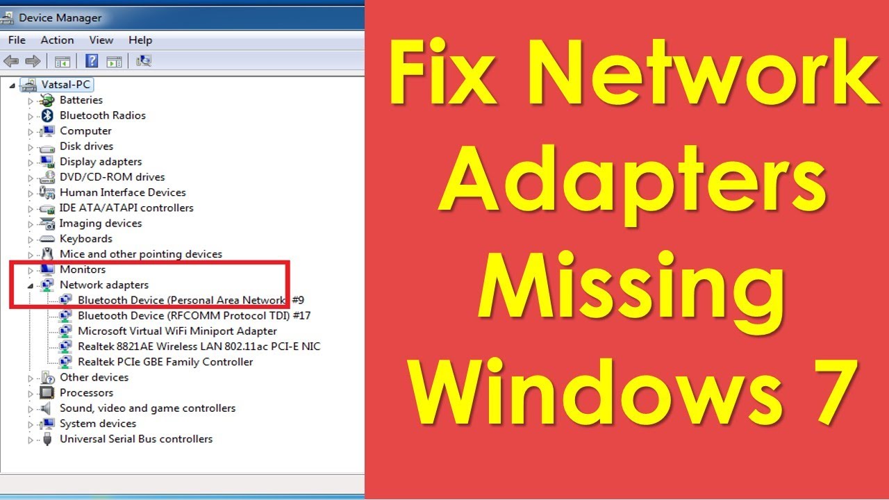 How do I configure a network adapter in Windows 7?How do I configure a