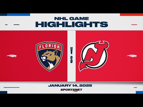 NHL Highlights | Panthers vs. Devils - January 14, 2025