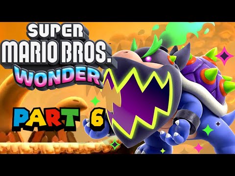 Super Mario Bros. Wonder Walkthrough - Part 6 - World 6 Deep-Magma Bog
