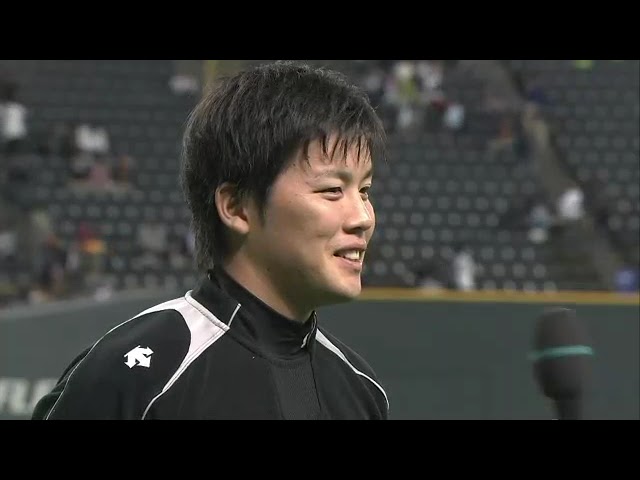 マリーンズ・藤岡貴裕投手ヒーローインタビュー 9月24日 北海道日本ハムファイターズ 対 千葉ロッテマリーンズ