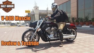 Harley Davidson V-Rod Muscle Review & Testride!