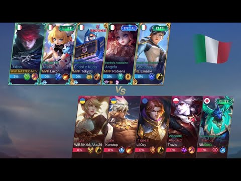 Mobile Legends Julian with team full ita