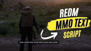 Redm MmoText Script with Standalone