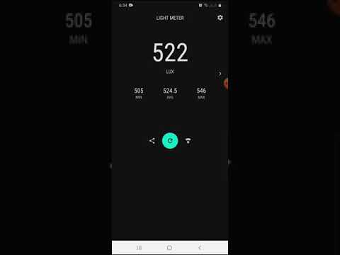 Lux Light Meter Video