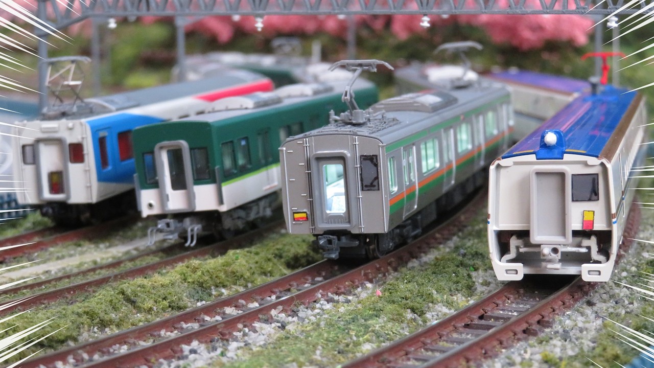 【ネタ･短っ!】Nゲージ 短編成の車両たち 走行シーン集②