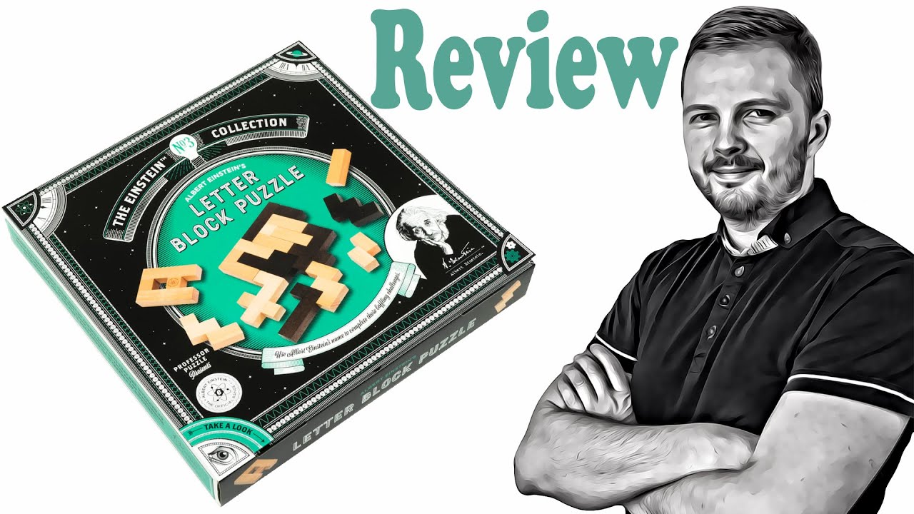 Albert Einstein's Letter Block from Professor Puzzle - Review
