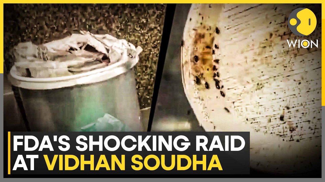 Karnataka FDA Finds Cockroaches, Expired Food in Vidhan Soudha Canteen Raid | WION