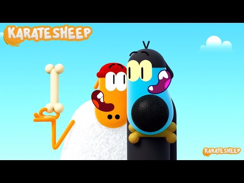 Karate Sheep - Track and Field Puppy Troubles Fancy New Toy S1E6 Part 2 @KarateSheep @netflixanime