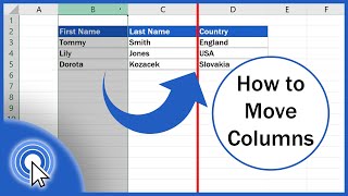 How to Move Columns in Excel (The Easiest Way)