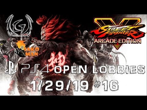 SFV AE PS4/PC Open Lobbies #16 1/29/19