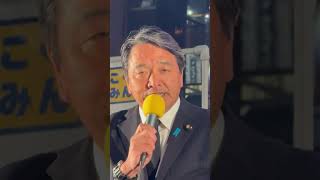 国民民主党新橋駅前街頭演説会榛葉賀津也
