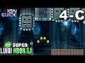 New Super Luigi U 3 Star Coin Walkthrough - Frosted Glacier Castle: Wendy's Thwomp Castle