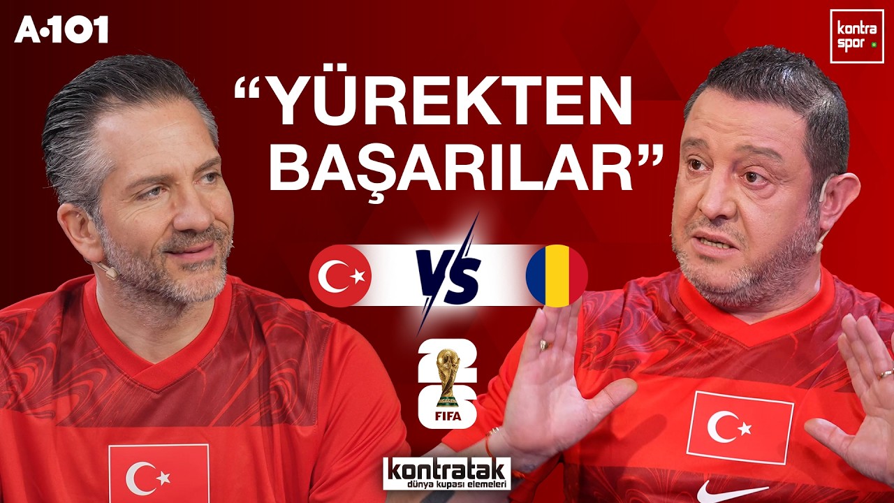 🔴 CANLI | Türkiye - Romanya Maç Önü | Nihat Kahveci, Nebil Evren | Kontratak