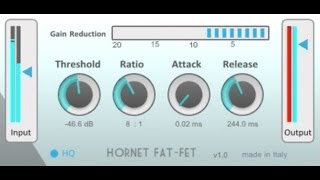 Video thumbnail for FREE vintage compressor plugin - Hornet Fat-FET - only with Computer Music by Computer Music