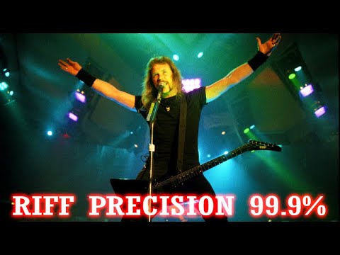 Riff precision 99.9% - James Hetfield Riff Machine In All Albums Eras
