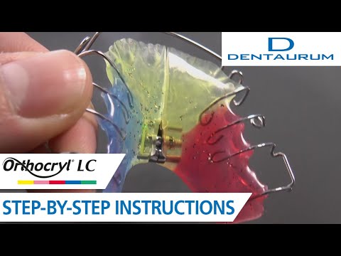 Orthocryl® LC – step-by-step instructions (orthodontic appliance)