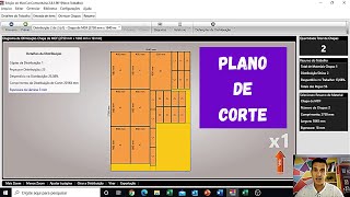 Plano de Corte Projetos de Móveis ( Instalação, Configuração e Manipulação do Programa Maxcut).