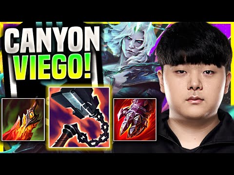 CANYON PLAYS NEW CHAMPION VIEGO! - DK Canyon Plays Viego Jungle vs Taliyah! | Season 11