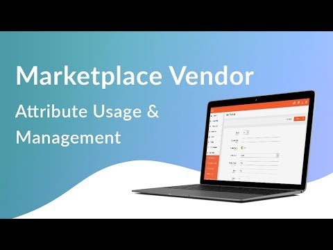 Marketplace Vendor Attribute Usage & Management- CedCommerce