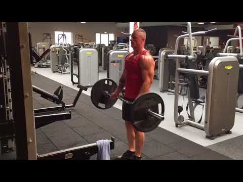 barbell bicep curls (Basic Fit Geleen)