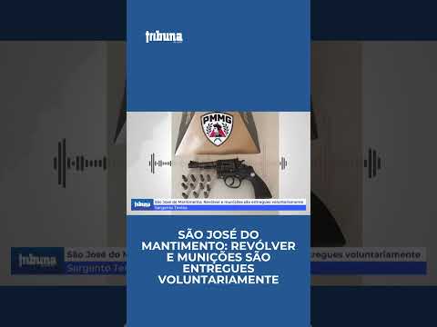 São José do Mantimento: Revólver e 11 munições são entregues voluntariamente à PM durante operação