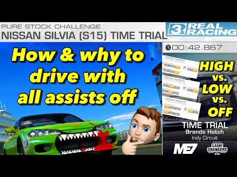 Drive without assists in Real Racing 3
