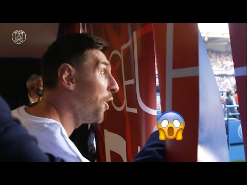 Messi's reaction to seeing Javier Pastore is priceless.... | PSG 2021 |