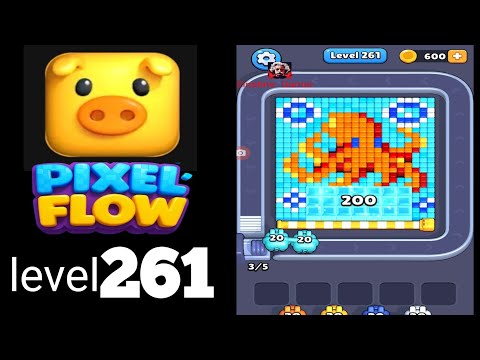 Pixel Flow Level 261 Walkthrough