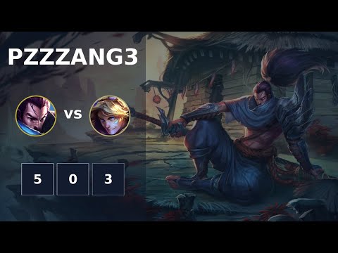 [ pzzzang3 ] Yasuo BOT vs Ezreal 5/0/3 | KR PLATINUM | LOL Season 2022