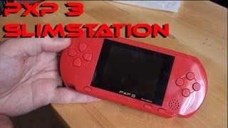 Some gameplay showing the PXP 3 Slim Station AV quality on a TV