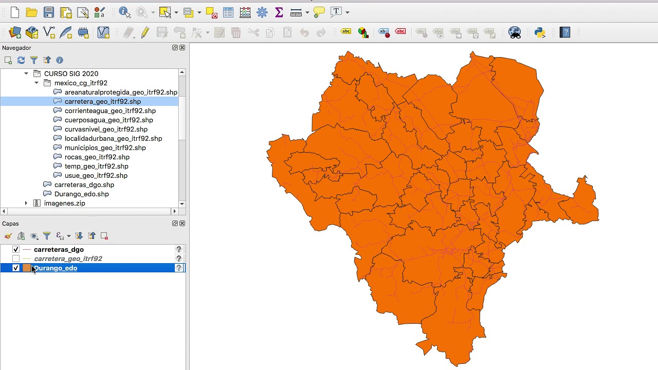 Practica 2 Curso de Sistemas de Información Geográfica
