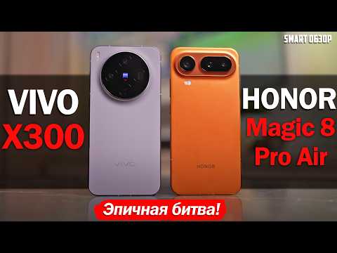 VIVO X300 vs. HONOR Magic 8 Pro Air - EPIC BATTLE OF THE COMPACTS!