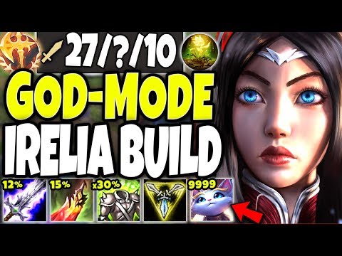 GOD-MODE IRELIA SEASON 10 BUILD 🔥 BEYOND BROKEN DMG AND SUSTAIN 🔥 Best LoL TOP Irelia s10 Gameplay