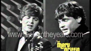 The Everly Brothers- &quot;Bye Bye Love&quot; + interview (Merv Griffin Show 1966)