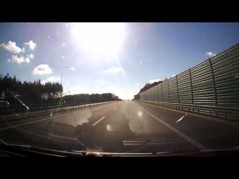 Autostrada A1 - odcinek Rusocin - Nowa Wieś koło Torunia. Poland highway