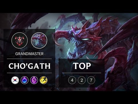 Cho'Gath Top vs Jayce - KR Grandmaster Patch 9.4